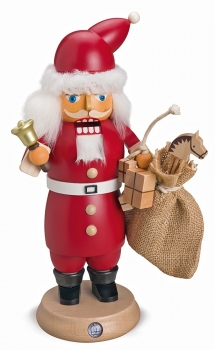 RauchKnacker® Weihnachtsmann m.Glocke u.Geschenkesack